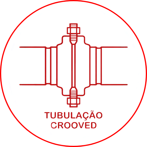 Tubulação Grooved Industrial
